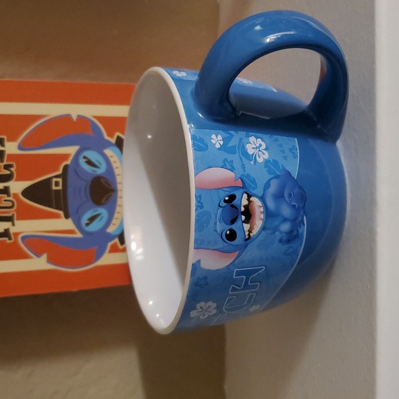 Blue Stitch Mug Large 5x4 NWT - Picture 2 of 7